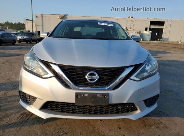 3N1AB7APXHL667890 2017 NISSAN SENTRA Silver Front view