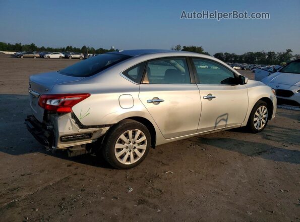 3N1AB7APXHL667890 2017 NISSAN SENTRA Silver Rear right