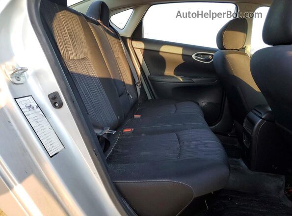 3N1AB7APXHL667890 2017 NISSAN SENTRA Silver Rear seats view