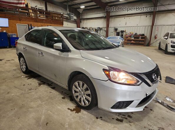 3N1AB7APXHL671874 2017 NISSAN SENTRA Silver Delantero derecho
