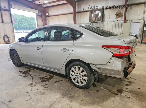3N1AB7APXHL671874 2017 NISSAN SENTRA Silver Trasero izquierdo