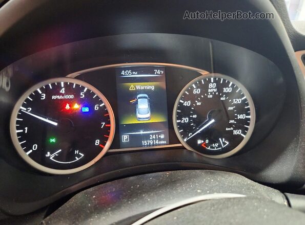 3N1AB7APXHL671874 2017 NISSAN SENTRA Silver Vista del cuadro de instrumentos