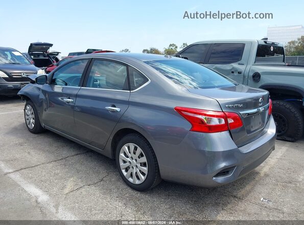 3N1AB7APXHL692496 2017 NISSAN SENTRA Gray Trasero izquierdo