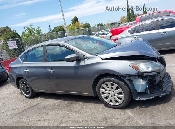 3N1AB7APXHL692496 2017 NISSAN SENTRA Gray Vista interior de 360 grados