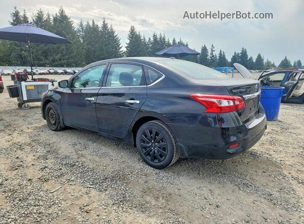3N1AB7APXHL722564 2017 NISSAN SENTRA Black Задня ліва чверть