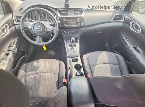 3N1AB7APXHL722564 2017 NISSAN SENTRA Black Вид панелі приладів