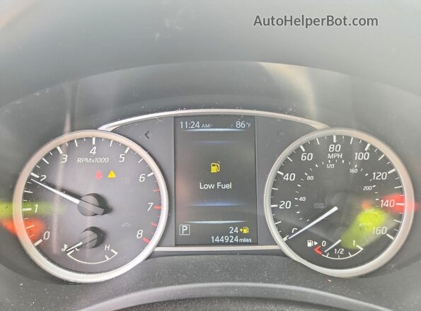 3N1AB7APXHL722564 2017 NISSAN SENTRA Black Вид щитка приладів