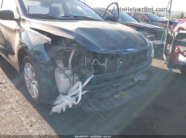 3N1AB7APXHY209656 2017 NISSAN SENTRA Gray Widok z przodu
