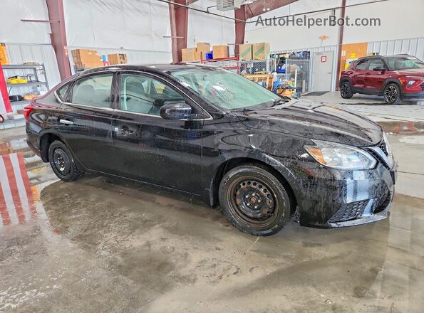 3N1AB7APXHY226621 2017 NISSAN SENTRA Black Przód prawy