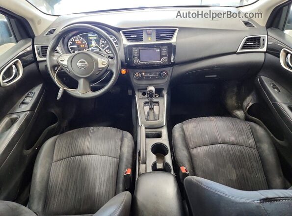 3N1AB7APXHY226621 2017 NISSAN SENTRA Black Widok deski rozdzielczej