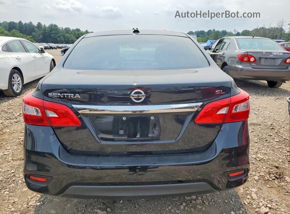 3N1AB7APXHY234394 2017 NISSAN SENTRA Black უკანა ხედი