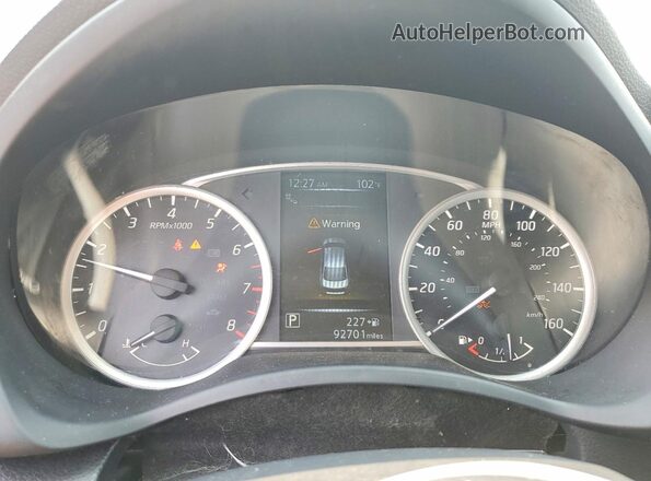 3N1AB7APXHY234394 2017 NISSAN SENTRA Black ხელსაწყოთა პანელის ხედი
