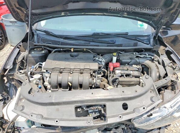 3N1AB7APXHY234394 2017 NISSAN SENTRA Black უკანა სალონის ხედი