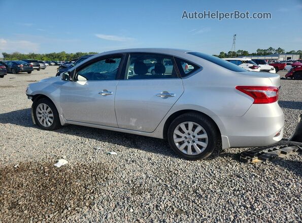 3N1AB7APXHY243368 2017 NISSAN SENTRA Silver Trasero izquierdo