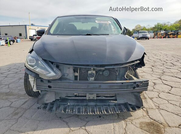 3N1AB7APXHY245010 2017 NISSAN SENTRA Черный Вид спереди