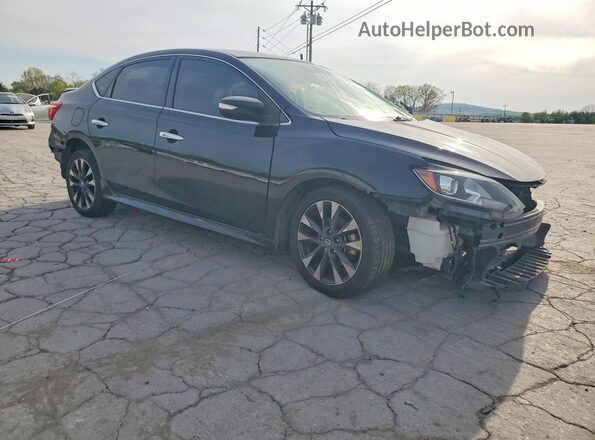 3N1AB7APXHY245010 2017 NISSAN SENTRA Черный Передняя правая четверть
