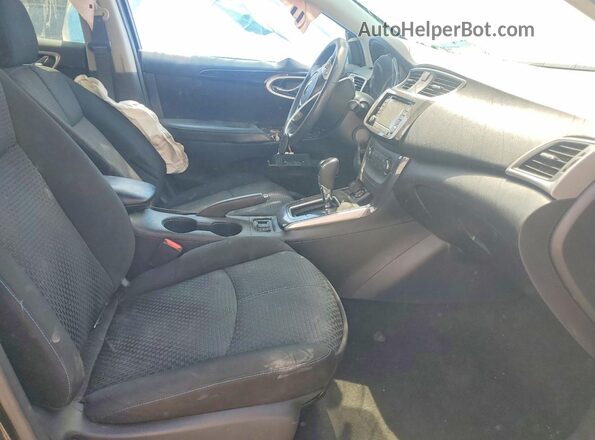3N1AB7APXHY245010 2017 NISSAN SENTRA Черный Вид салона спереди