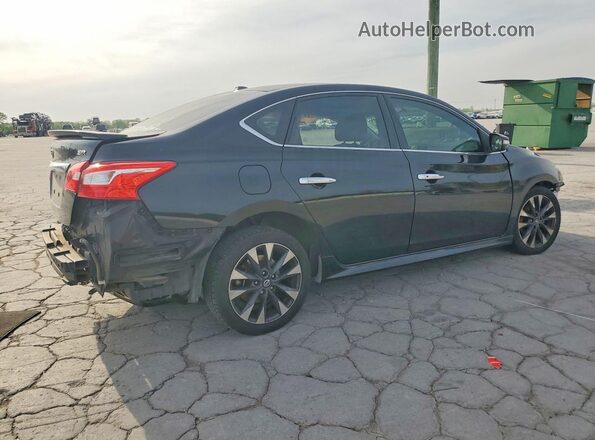 3N1AB7APXHY245010 2017 NISSAN SENTRA Черный Задняя правая четверть