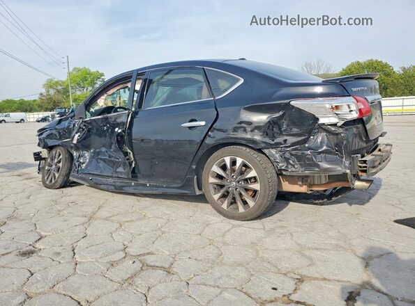3N1AB7APXHY245010 2017 NISSAN SENTRA Черный Задняя левая четверть