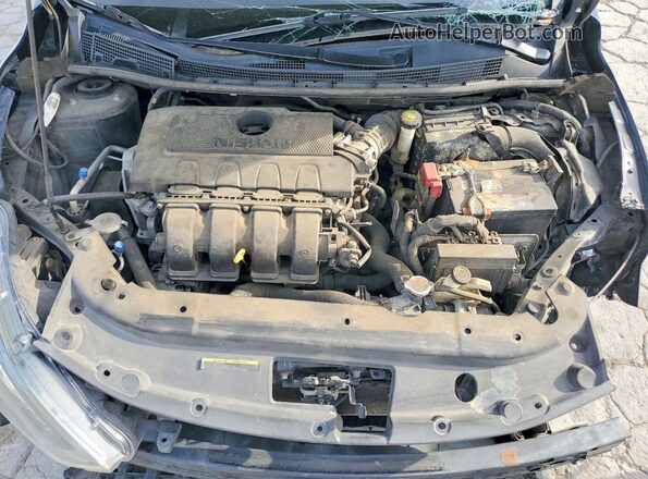 3N1AB7APXHY245010 2017 NISSAN SENTRA Черный Вид задней части салона