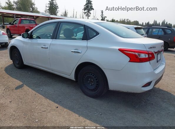 3N1AB7APXHY250238 2017 NISSAN SENTRA Белый Задняя левая четверть