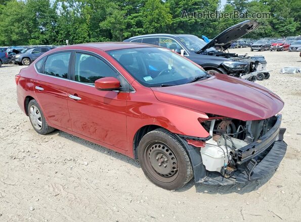 3N1AB7APXHY269386 2017 NISSAN SENTRA Red Առջևի աջ