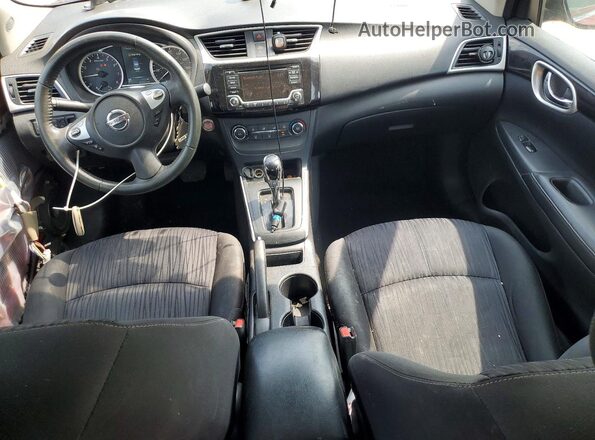 3N1AB7APXHY269386 2017 NISSAN SENTRA Red Առջևի վահանակի տեսք