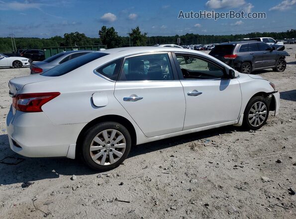3N1AB7APXHY330459 2017 NISSAN SENTRA Белый Задняя правая четверть