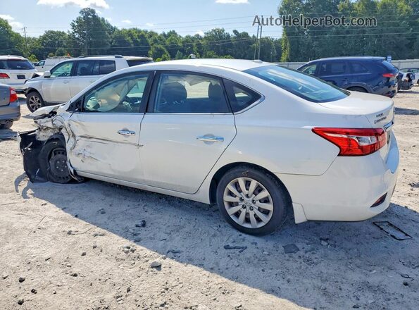 3N1AB7APXHY330459 2017 NISSAN SENTRA Белый Задняя левая четверть