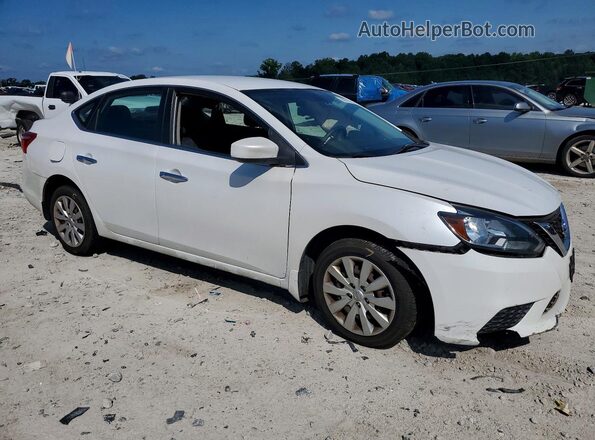 3N1AB7APXHY330459 2017 NISSAN SENTRA Белый Передняя правая четверть