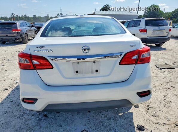 3N1AB7APXHY330459 2017 NISSAN SENTRA Белый Вид сзади