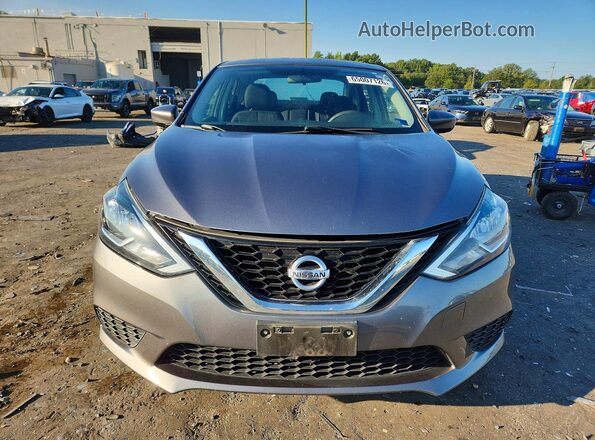 3N1AB7APXHY341641 2017 NISSAN SENTRA Серый Вид спереди
