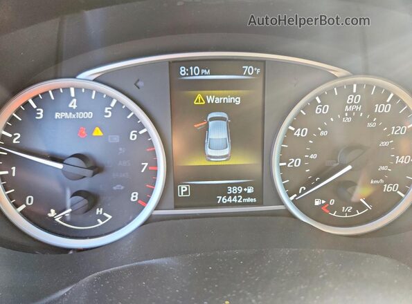 3N1AB7APXHY341641 2017 NISSAN SENTRA Серый Вид щитка приборов