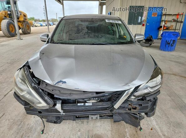 3N1AB7APXHY343616 2017 NISSAN SENTRA Silver Widok z przodu