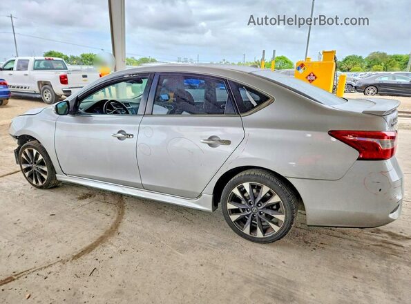3N1AB7APXHY343616 2017 NISSAN SENTRA Silver Tył lewy