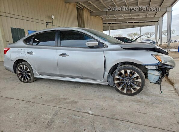 3N1AB7APXHY343616 2017 NISSAN SENTRA Silver Przód prawy