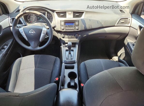 3N1AB7APXHY348010 2017 NISSAN SENTRA Gray უკანა სალონის ხედი