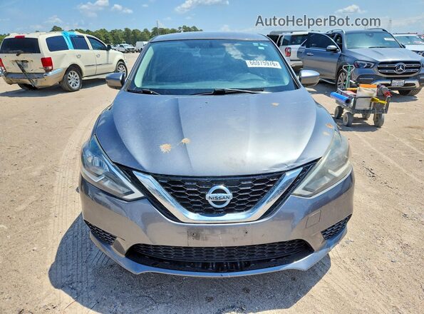3N1AB7APXHY348010 2017 NISSAN SENTRA Gray წინა პანელის ხედი