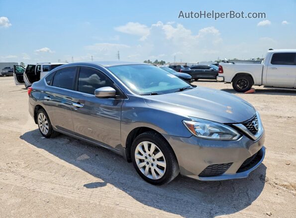 3N1AB7APXHY348010 2017 NISSAN SENTRA Gray უკანა ხედი