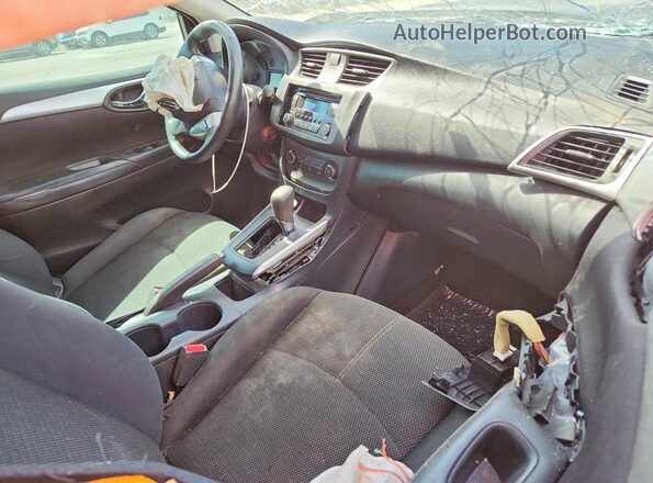 3N1AB7APXHY357046 2017 NISSAN SENTRA Black Widok deski rozdzielczej