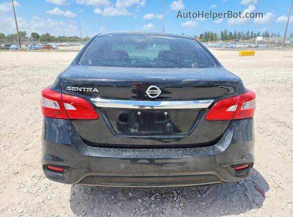 3N1AB7APXHY357046 2017 NISSAN SENTRA Black Widok z tyłu