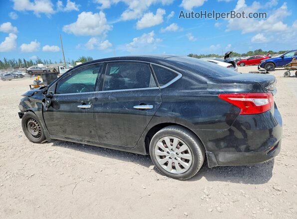 3N1AB7APXHY357046 2017 NISSAN SENTRA Black Tył lewy