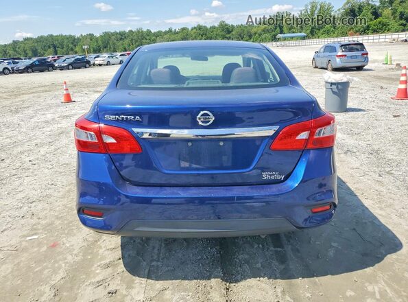 3N1AB7APXHY363803 2017 NISSAN SENTRA Синий Вид сзади