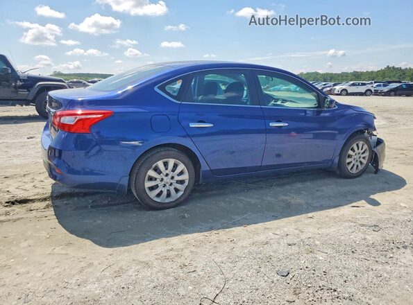 3N1AB7APXHY363803 2017 NISSAN SENTRA Синий Задняя правая четверть