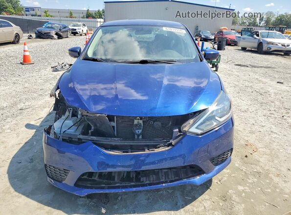 3N1AB7APXHY363803 2017 NISSAN SENTRA Синий Вид спереди