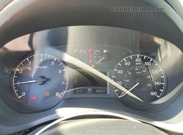 3N1AB7APXHY363803 2017 NISSAN SENTRA Синий Вид щитка приборов