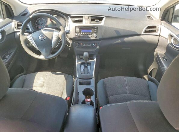 3N1AB7APXHY363803 2017 NISSAN SENTRA Синий Вид панели приборов