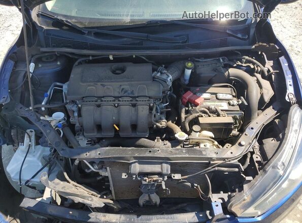 3N1AB7APXHY363803 2017 NISSAN SENTRA Синий Вид задней части салона