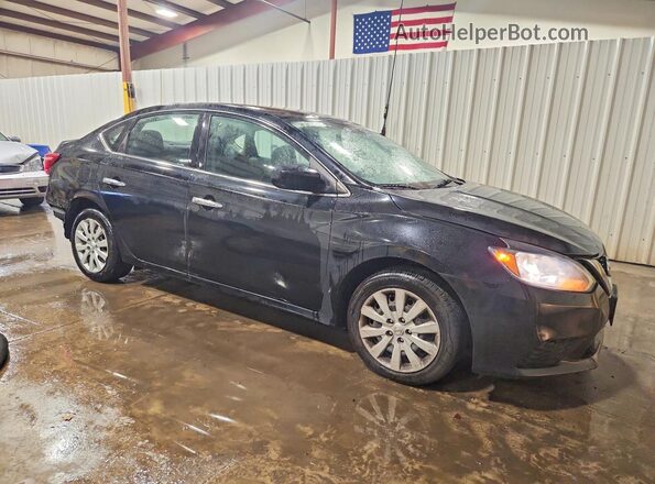 3N1AB7APXHY363980 2017 NISSAN SENTRA Black Przód prawy