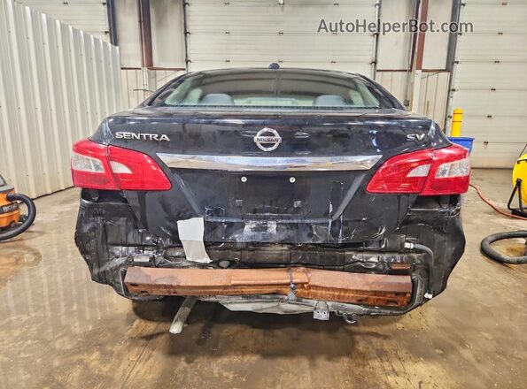 3N1AB7APXHY363980 2017 NISSAN SENTRA Black Widok z tyłu